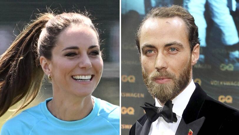 Geschwister halten zusammen: Prinzessin Kate und James Middleton.