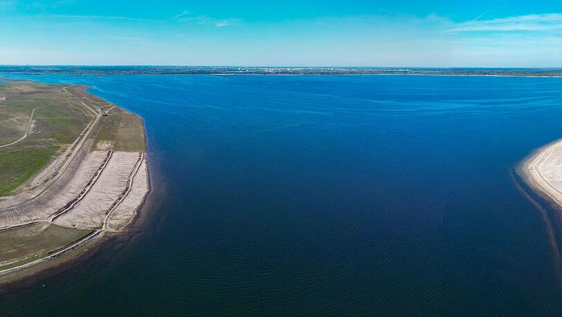 Der Cottbuser Ostsee entsteht im ehemaligen Braunkohletagebau Cottbus-Nord. (Archivbild)