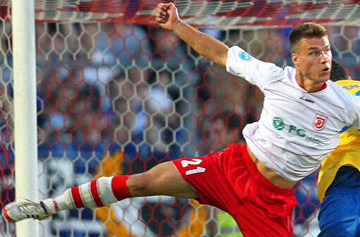 Thomas Kurz vom SSV Jahn Regensburg bei einem Spiel im Mai 2012.