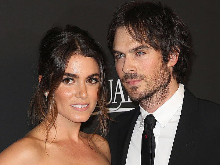 Nikki Reed und Ian Somerhalder bei einer Golden-Globes-Afterparty