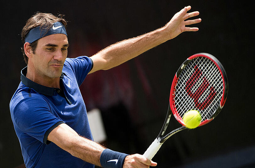 Bei Roger Federer stand das Weiterkommen gegen den talentierten Taylor Fritz auf der Kippe.