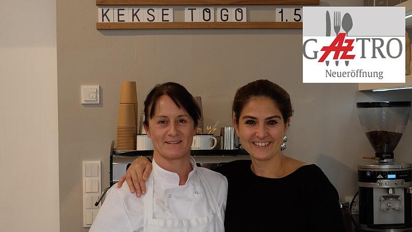 Haben einen süßen Zahn (v.l.): Julie Bamber und Stefanie Jabs führen den Laden Keksliebe.