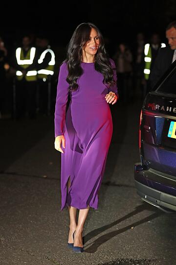 Meghan kommt am 22. Oktober 2019 zur Eröffnungsfeier des "One Young World Summit" in die Royal Albert Hall.