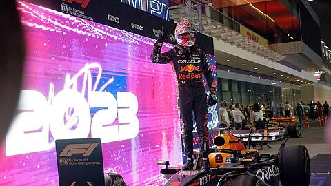 Hattrick perfekt: Auch im Jahr 2023 heißt der Formel-1-Weltmeister Max Verstappen.