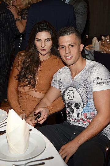 Christine Hammer mit Freund James Kraft