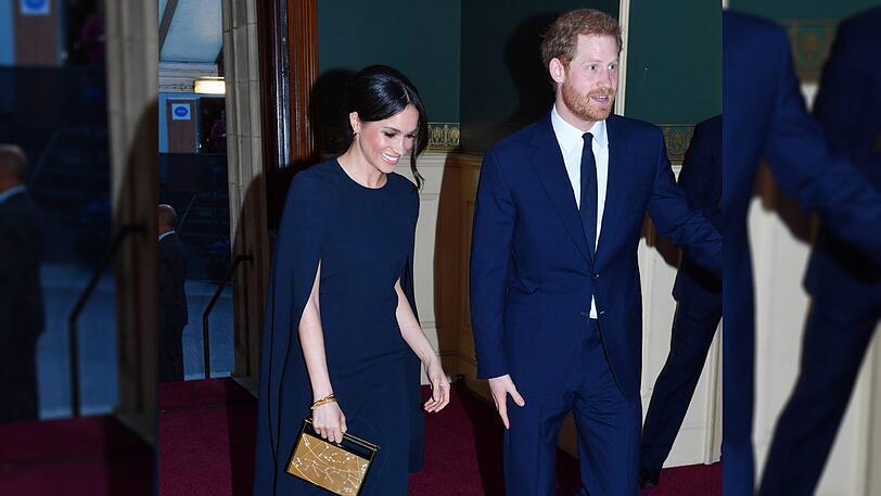 Meghan Markle und Prinz Harry am Samstagabend in der Royal Albert Hall in London