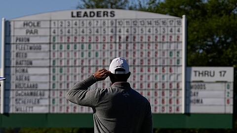 Golf-Superstar Tiger Woods hat beim Masters in Augusta erneut einen Rekord aufgestellt.