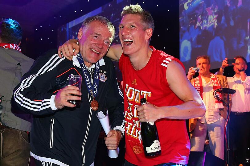 So sehen Sieger aus! Die Helden von London feiern den Champions League-Sieg 2013.
