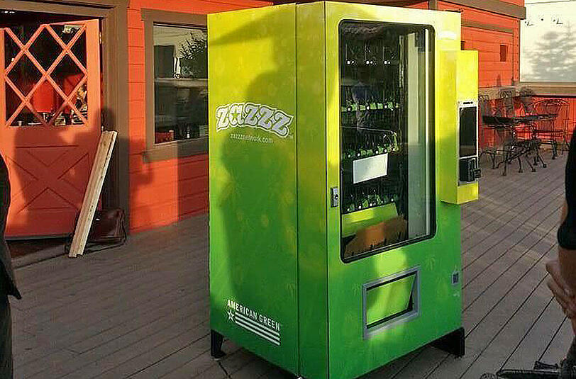 So sieht er aus, der angeblich erste Marihuana-Automat der Welt.