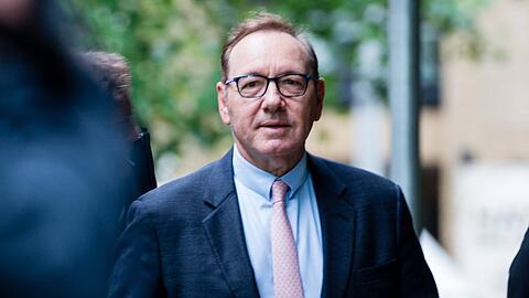 Kevin Spacey bei seiner Ankunft am Southwark Crown Court zu Beginn des Prozesses im Juni.