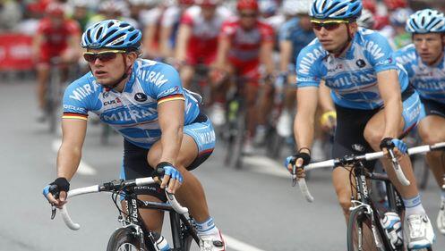 Die deutschen Stars Gerald Ciolek und Christian Knees in Aktion; ab Mittwoch starten sie bei der Bayernrundfahrt. Die deutschen Stars Gerald Ciolek und Christian Knees in Aktion; ab Mittwoch starten sie bei der Bayernrundfahrt.