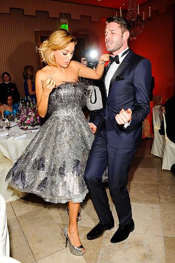 Verona Pooth und Jochen Schropp schwingen das Tanzbein.