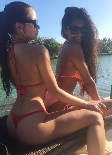 Jayde Pierce mit einer Freundin