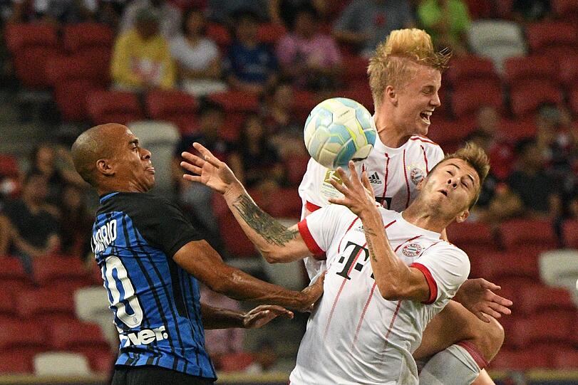Weitere Bilder vom Test des FC Bayern gegen Inter Mailand.