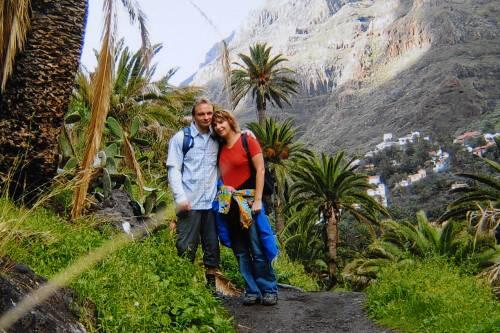 Andreas und Sabine bei einem Urlaub in Afrika. Im Dezember wollten sie ihren ersten Hochzeitstag feiern.