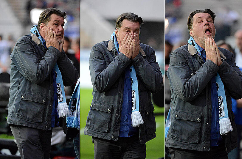 Bangen, Leiden, Frustration: Bei Löwen-Präsident Gerhard Mayrhofer und dem TSV 1860 steht vor den anstehenden Relegationsspielen gegen Holstein Kiel viel auf dem Spiel.