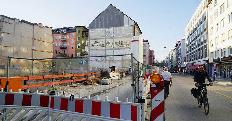 An der Goethestraße wird gewerkelt.