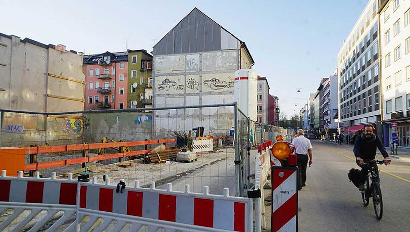 An der Goethestraße wird gewerkelt. An der Goethestraße wird gewerkelt.