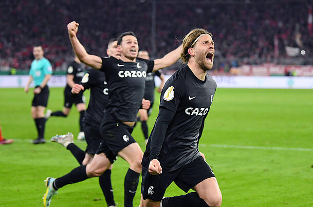 Nicht am 7. Spieltag, aber deswegen nicht weniger wichtig: Lucas Höler schießt Freiburg in Minute 95 zum Sieg in der Allianz Arena.