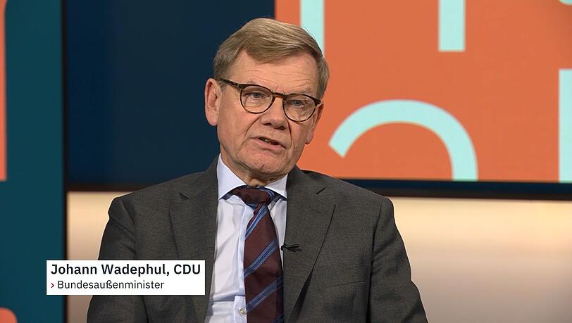 Außenminister Johann Wadephul sprach bei "Pinar Atalay" über den russischen Krieg gegen die Ukraine. Außenminister Johann Wadephul sprach bei "Pinar Atalay" über den russischen Krieg gegen die Ukraine.