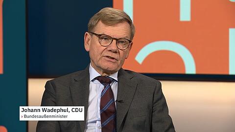 Au&szlig;enminister Johann Wadephul sprach bei "Pinar Atalay" &uuml;ber den russischen Krieg gegen die Ukraine.