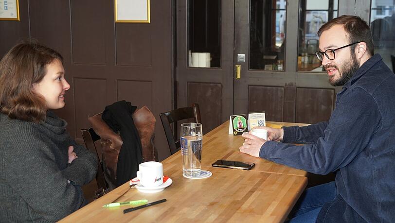 Christian Köning im Interview mit der AZ. Christian Köning im Interview mit der AZ.