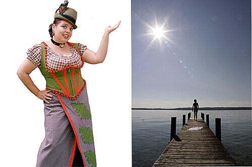 Petra Perle macht Urlaub am Starnberger See.