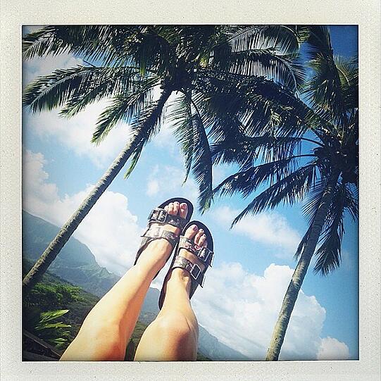Das Supermodel Rosie Huntington-Whiteley auf Hawaii.