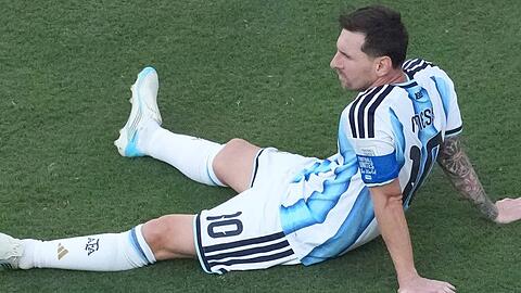 Lionel Messi nach Argentiniens Finalniederlage.