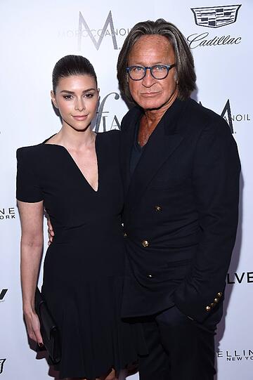 Gigis Vater Mohamed Hadid kam mit seiner Verlobten Shiva Safai