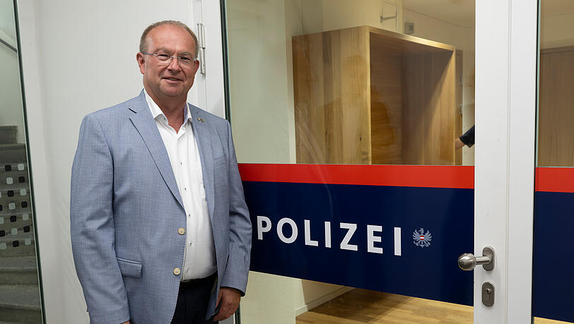 Johannes Waidbacher, B&uuml;rgermeister von Braunau am Inn, bei der Er&ouml;ffnung.