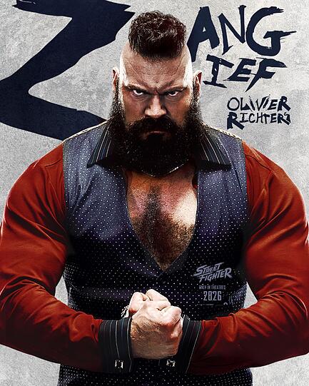 Der niederländische Bodybuilder und Schauspieler Olivier Richter als Zangief. Der niederländische Bodybuilder und Schauspieler Olivier Richter als Zangief.