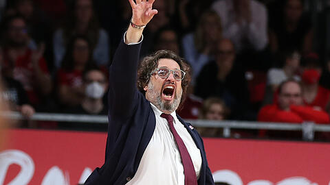 Unzufrieden: Bayern-Coach Trinchieri.