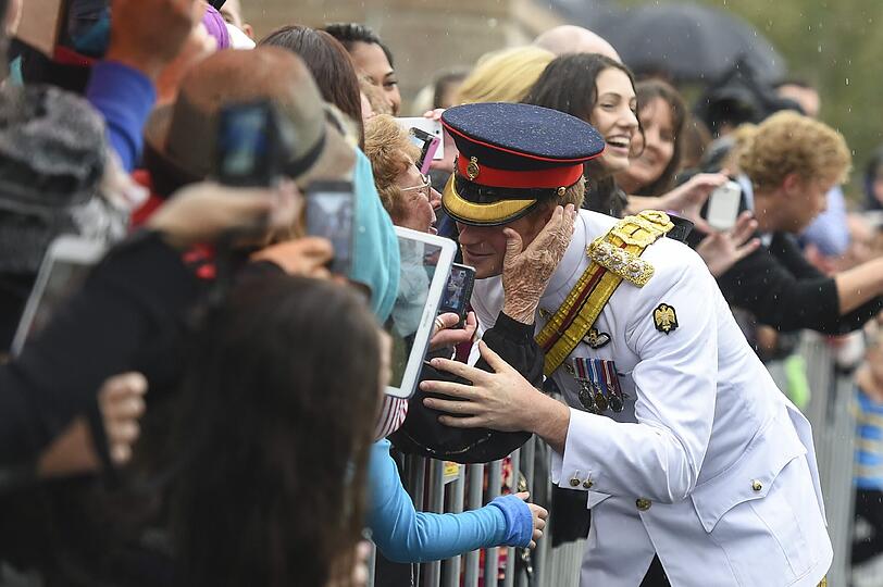 Prinz Harry bei seinem Besuch in Australien