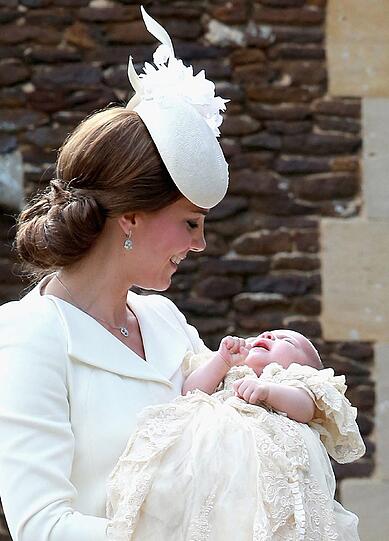 Herzogin Kate mit Tochter Charlotte