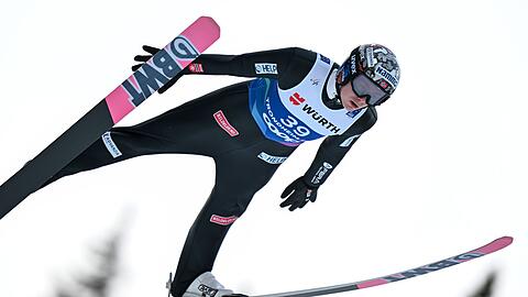 Sein Anzug war nicht regelkonform: Marius Lindvik.