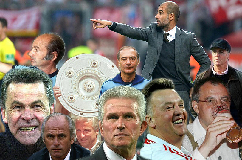 Die AZ hat die zehn bedeutendsten Meister-Trainer des FC Bayern seit den 70er Jahren unter die Lupe genommen und verglichen: War Bayerns Fußball je so schön? Und wer war eigentlich mit welchem Starpotenzial wie erfolgreich? Bis zu fünf Sterne gibt es für die Spieler-Qualität während der jeweiligen Amtszeiten &ndash; und bis zu fünf Lippenstifte für die Schönheit des Fußballs. Und Titel sprechen bekanntlich für sich.