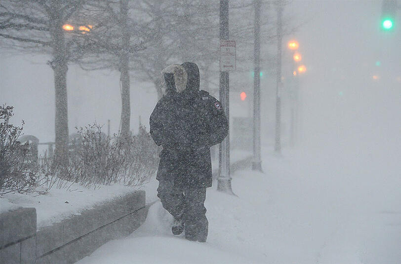 Der Big Apple friert. Bilder von Schneesturm "Juno" aus der Millionenmetropole.