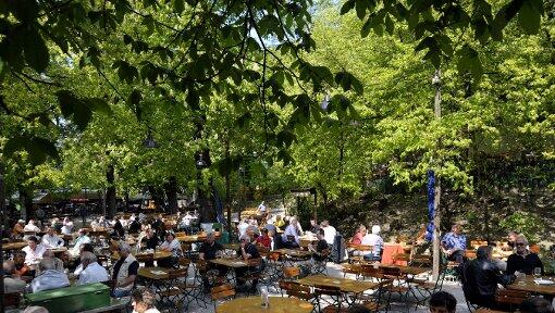 Im Augustiner Biergarten trifft sich AZ-Leserin Silke Hessel gern mit anderen Müttern, wie sie schreibt. Im Augustiner Biergarten trifft sich AZ-Leserin Silke Hessel gern mit anderen Müttern, wie sie schreibt.