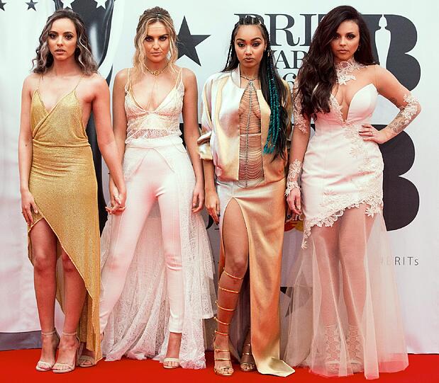 Jade Thirlwall, Perrie Edwards, Leigh-Anne Pinnock und Jesy Nelson (v.l.) von der Girl-Band "Little Mix"