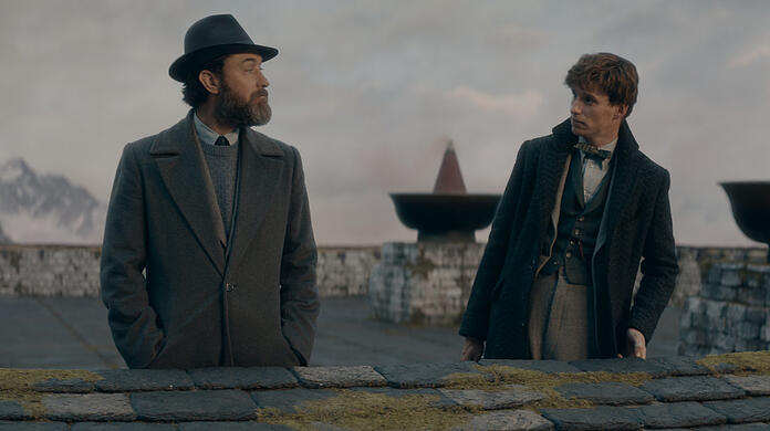 Brüder im Zauber-Geiste: Dumbledore (Jude Law, links) und Newt (Eddie Redmayne).