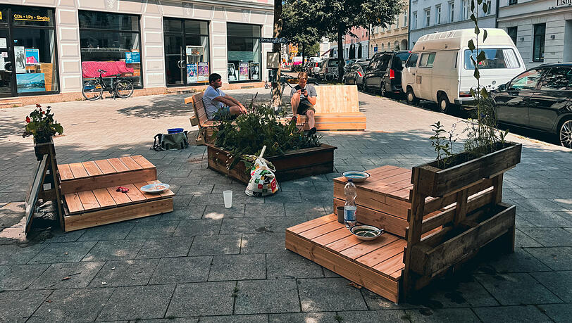 So könnte eine Stadtterrasse beispielweise aussehen. (Archivbild)