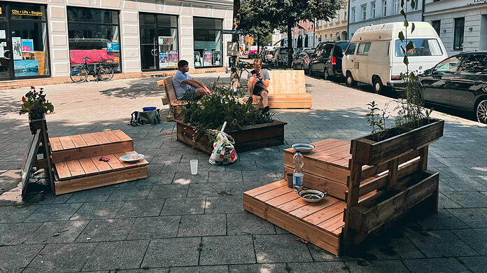 So könnte eine Stadtterrasse beispielweise aussehen. (Archivbild)