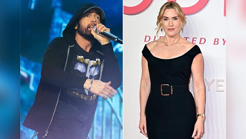 Kate Winslet hatte ein bizarres Erlebnis mit Eminem. Kate Winslet hatte ein bizarres Erlebnis mit Eminem.