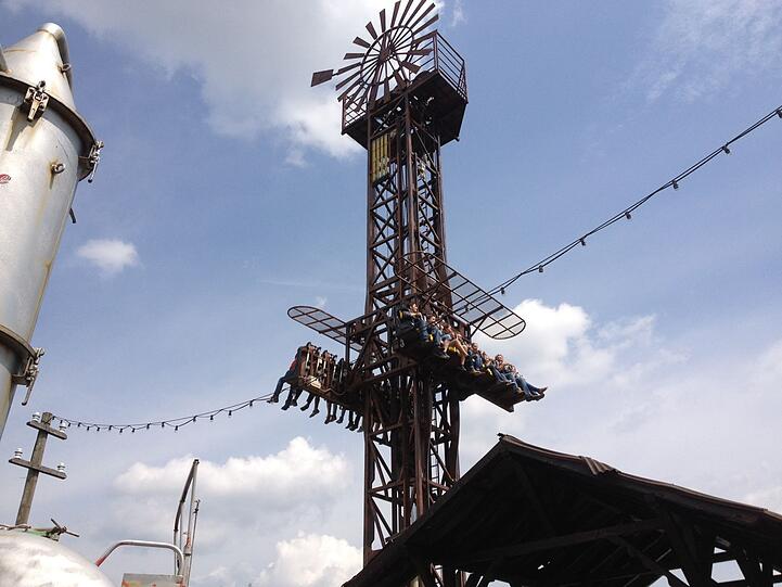Hoch hinaus geht es für alle ab 7 Jahren im Skyline Park bei Bad Wörishofen.