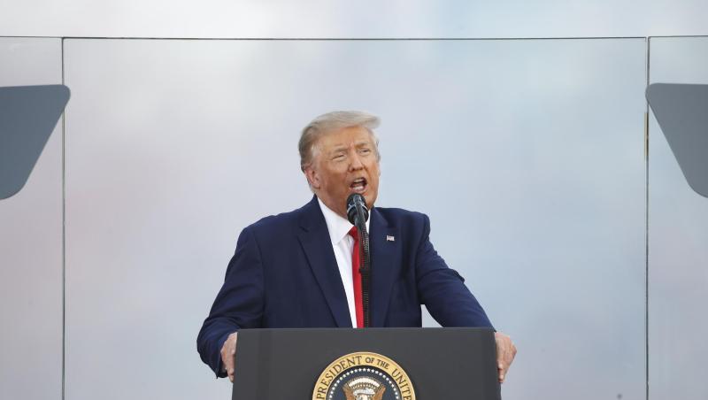 US-Präsident Donald Trump spaltet auch am Unabhängigkeitstag weiter. US-Präsident Donald Trump spaltet auch am Unabhängigkeitstag weiter.