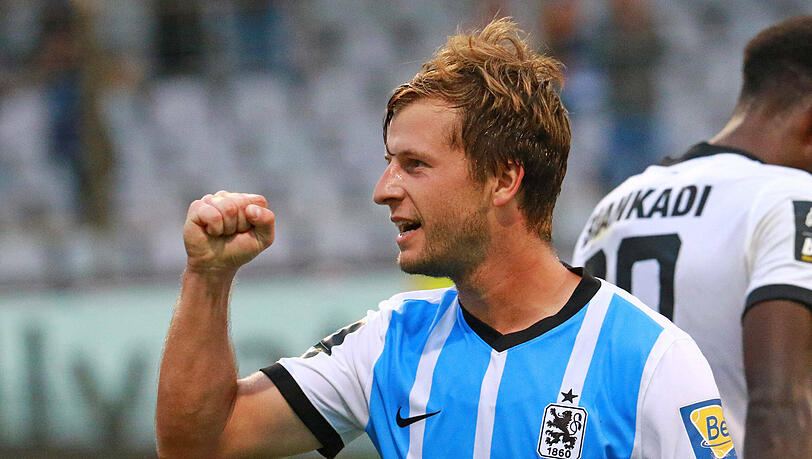 Traf beim 3:0 gegen Viktoria Köln: Richard Neudecker vom TSV 1860 München.