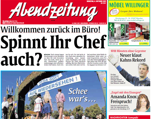 Jahres-Rückblick: Rückblick: Das Jahr 2011 in AZ-Schlagzeilen - München - Abendzeitung München