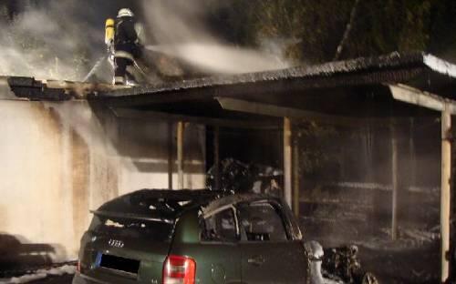 Die kleine Forschungsstation des Landesbundes für Vogelschutz in Hilpoltstein ein Raub der Flammen.