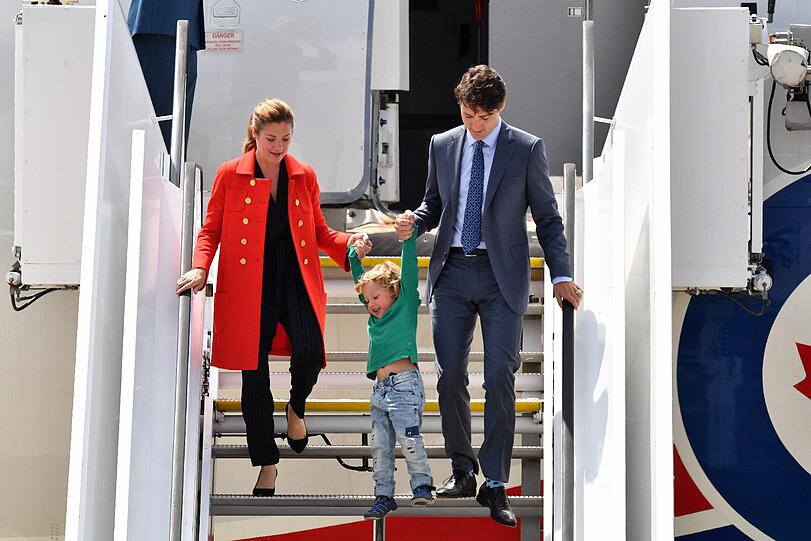 Kanadas Premierminister Trudeau mit Familie in Hamburg